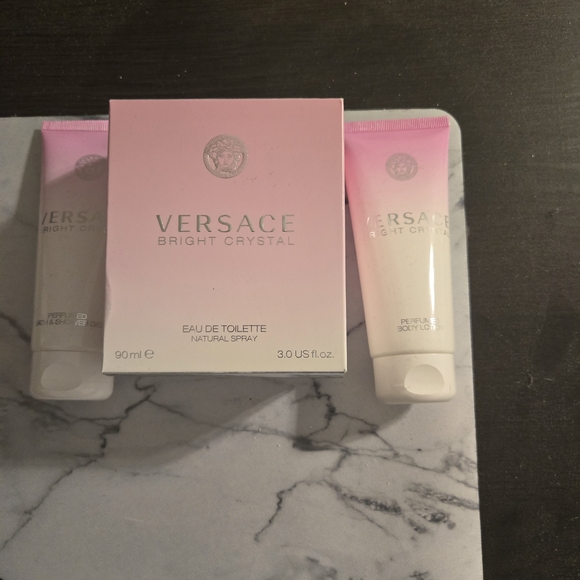 Versace Bright Crystal Pink and White Set - Picture 1 of 6